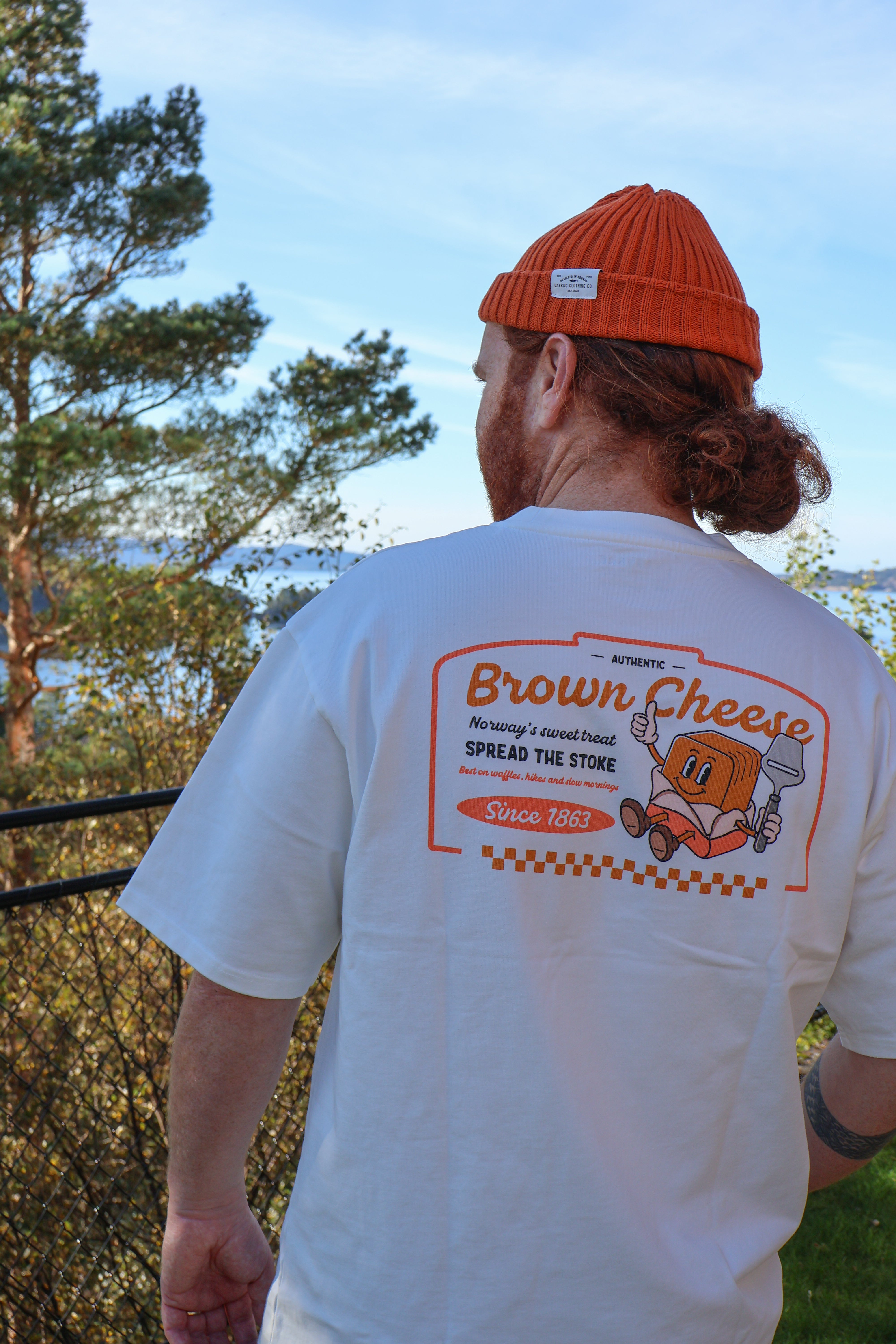 Laybac Brown Cheese Tee