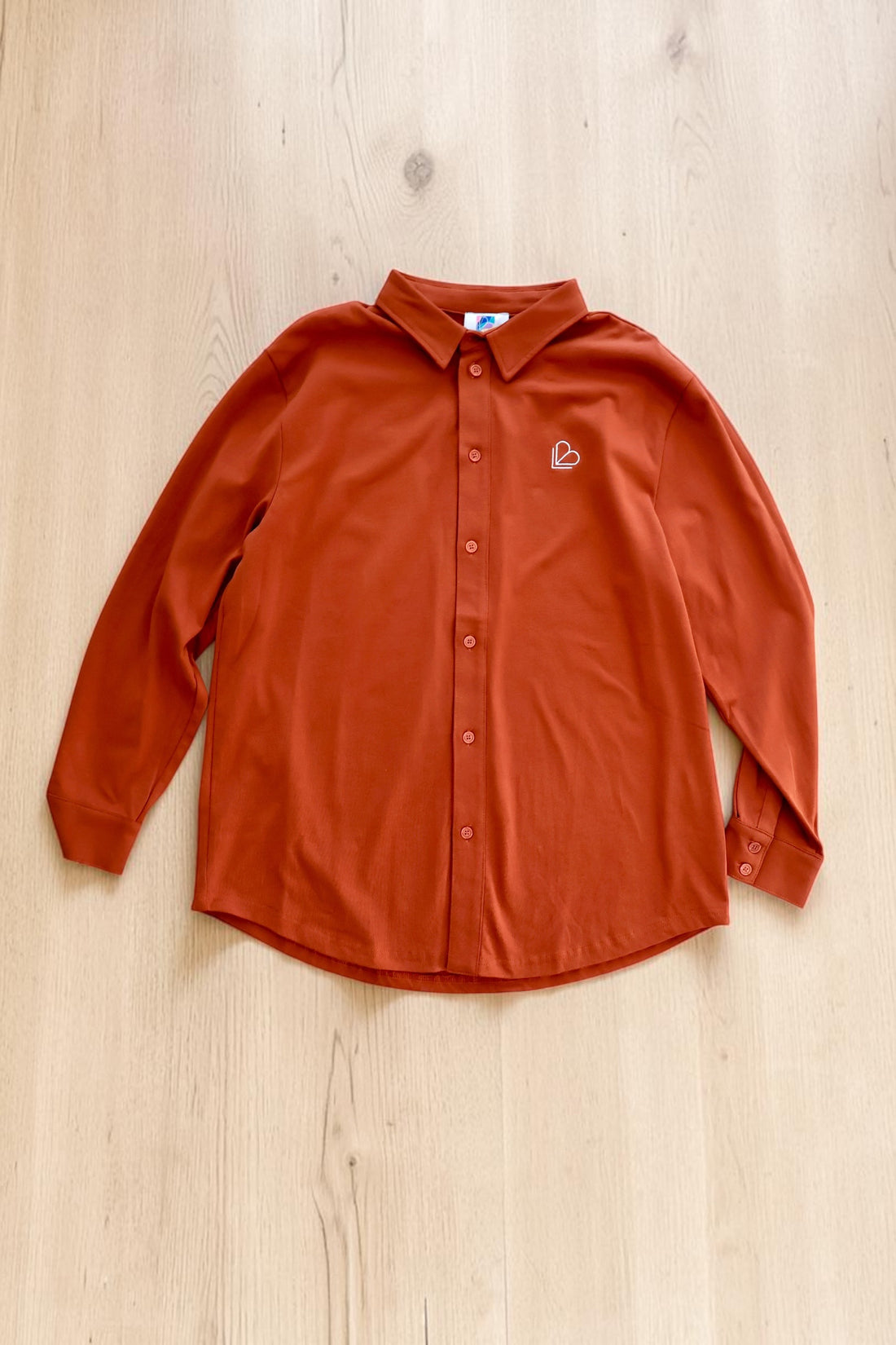 Burnt Orange Tee Style Shirt