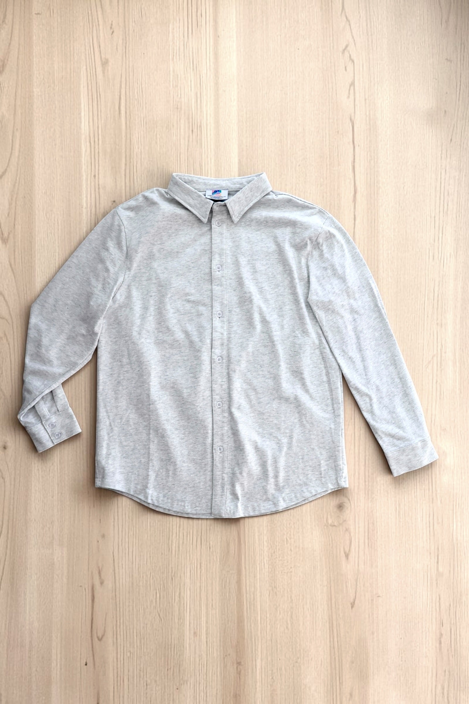 Oatmeal Grey Tee Style Shirt
