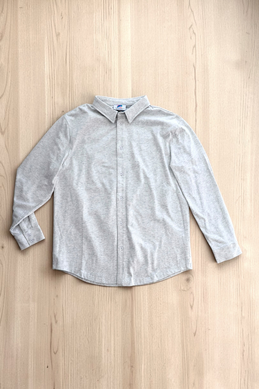 Oatmeal Grey Tee Style Shirt
