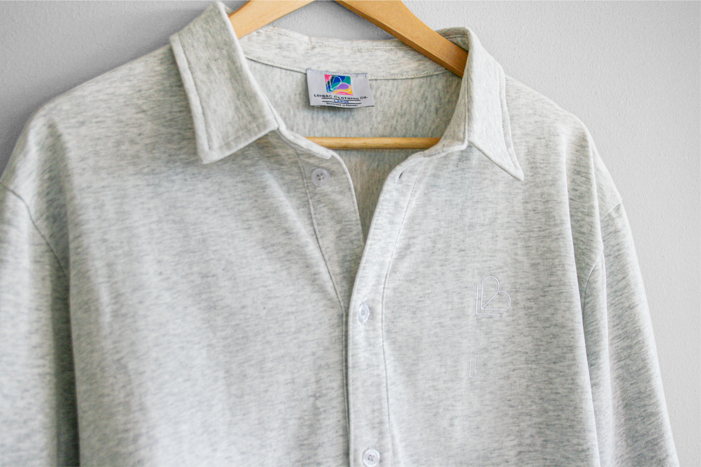 Oatmeal Grey Tee Style Shirt