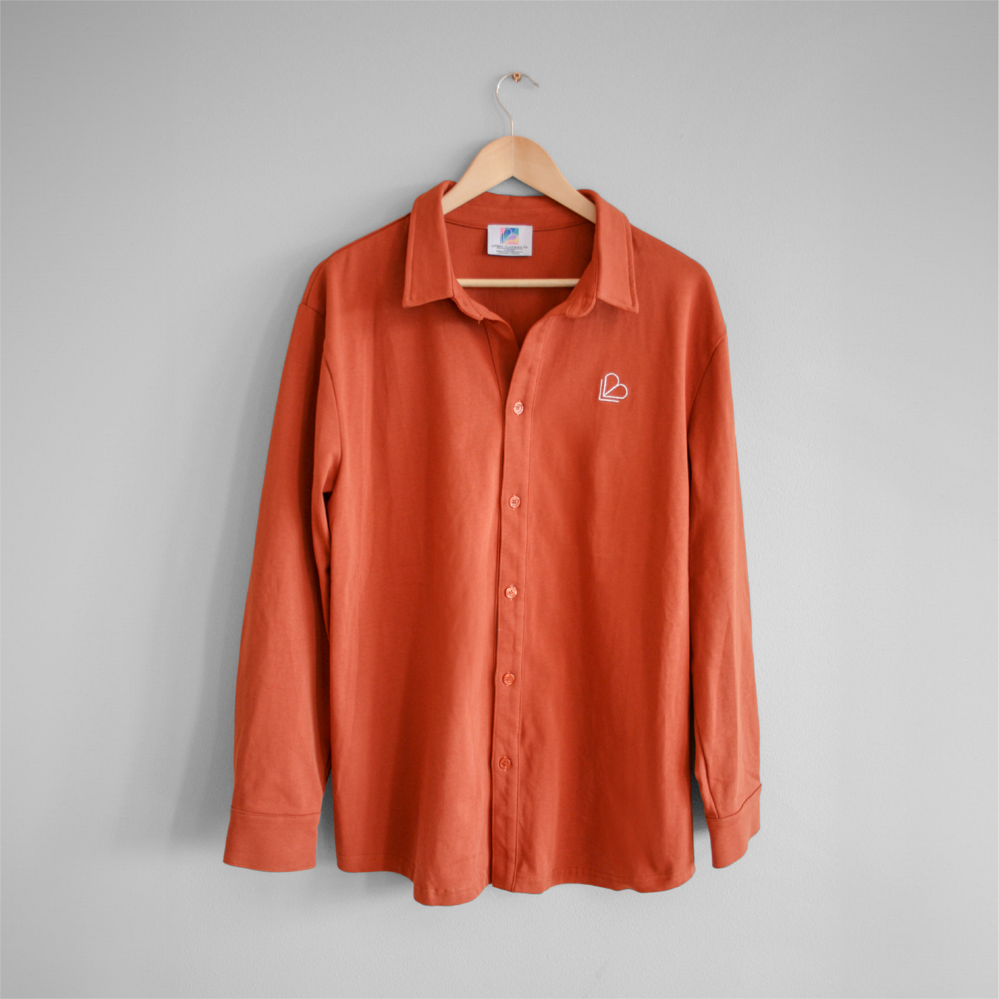 Burnt Orange Tee Style Shirt