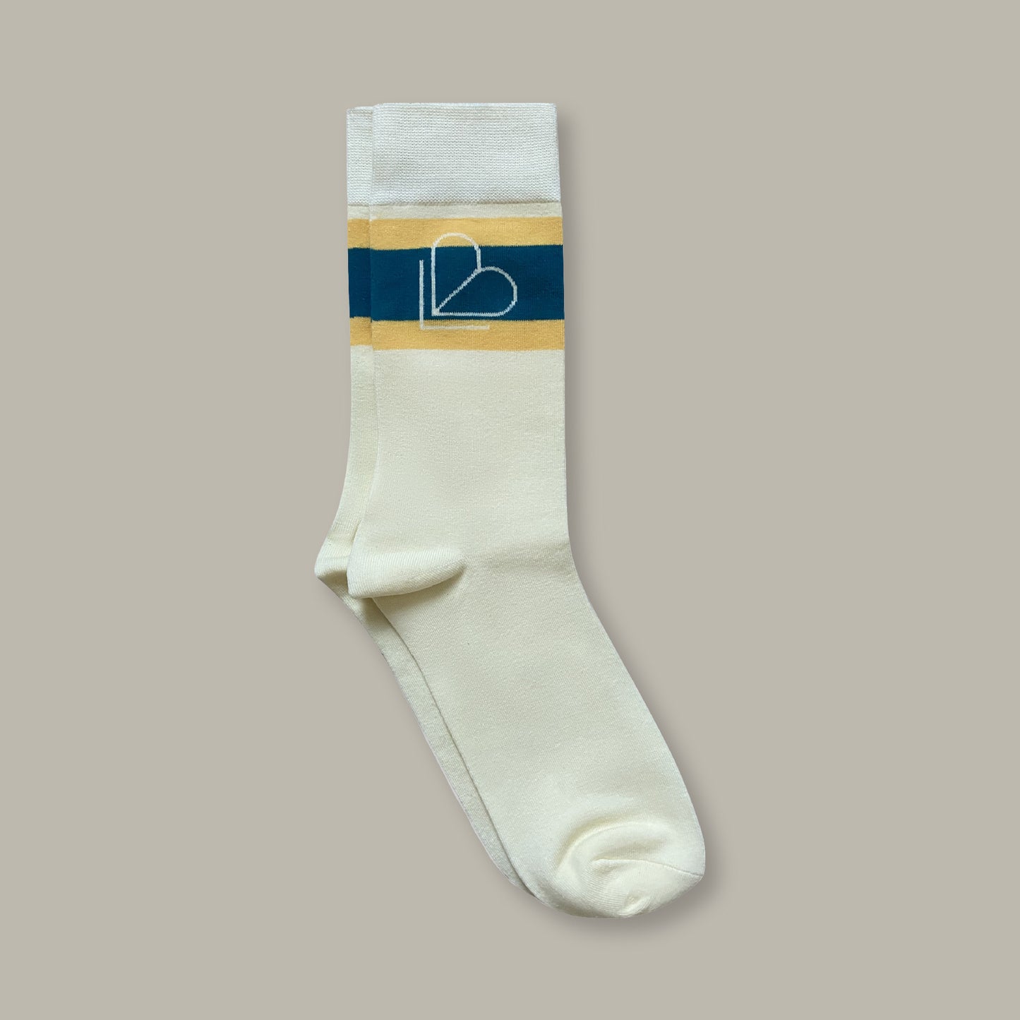 Laybac Crew Sock Green/Yellow